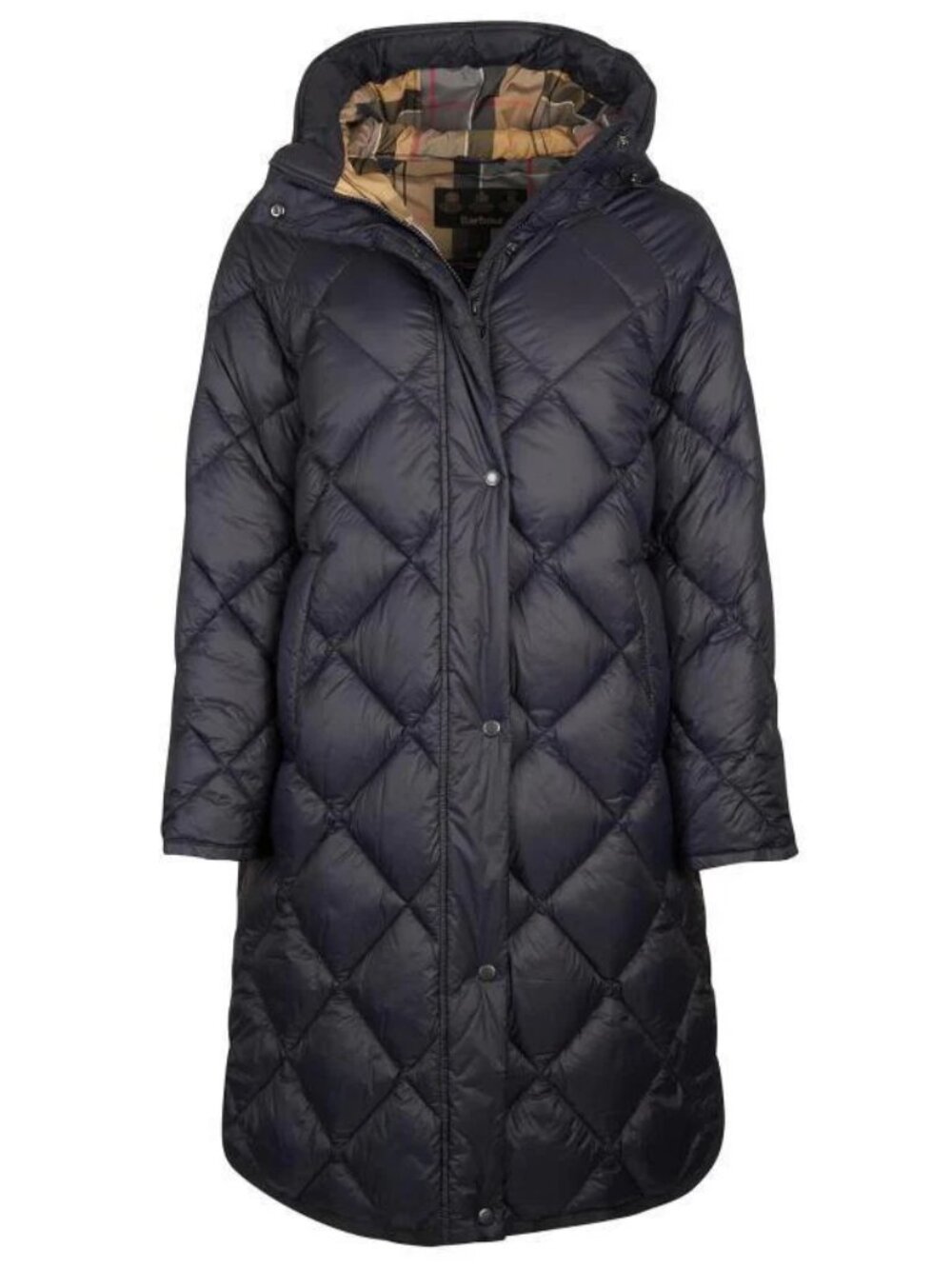 Barbour Sandyford Ladies Quilted Coat - Dark Navy